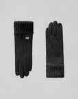 CARMEL-L LEATHER GLOVE WITH KNIT WARMER