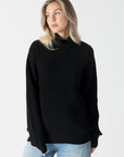 CHADWICK RIBBED RELAXED MOCK NECK SWEATER