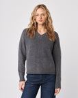 CHARLIE OVERSIZE V-NECK SWEATER