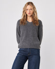 CHARLIE OVERSIZE V-NECK SWEATER