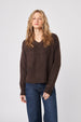 CHARLIE OVERSIZE V-NECK SWEATER