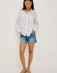 CHARLI BLUEBELL CARNATIONS LONG SLEEVE SHIRT