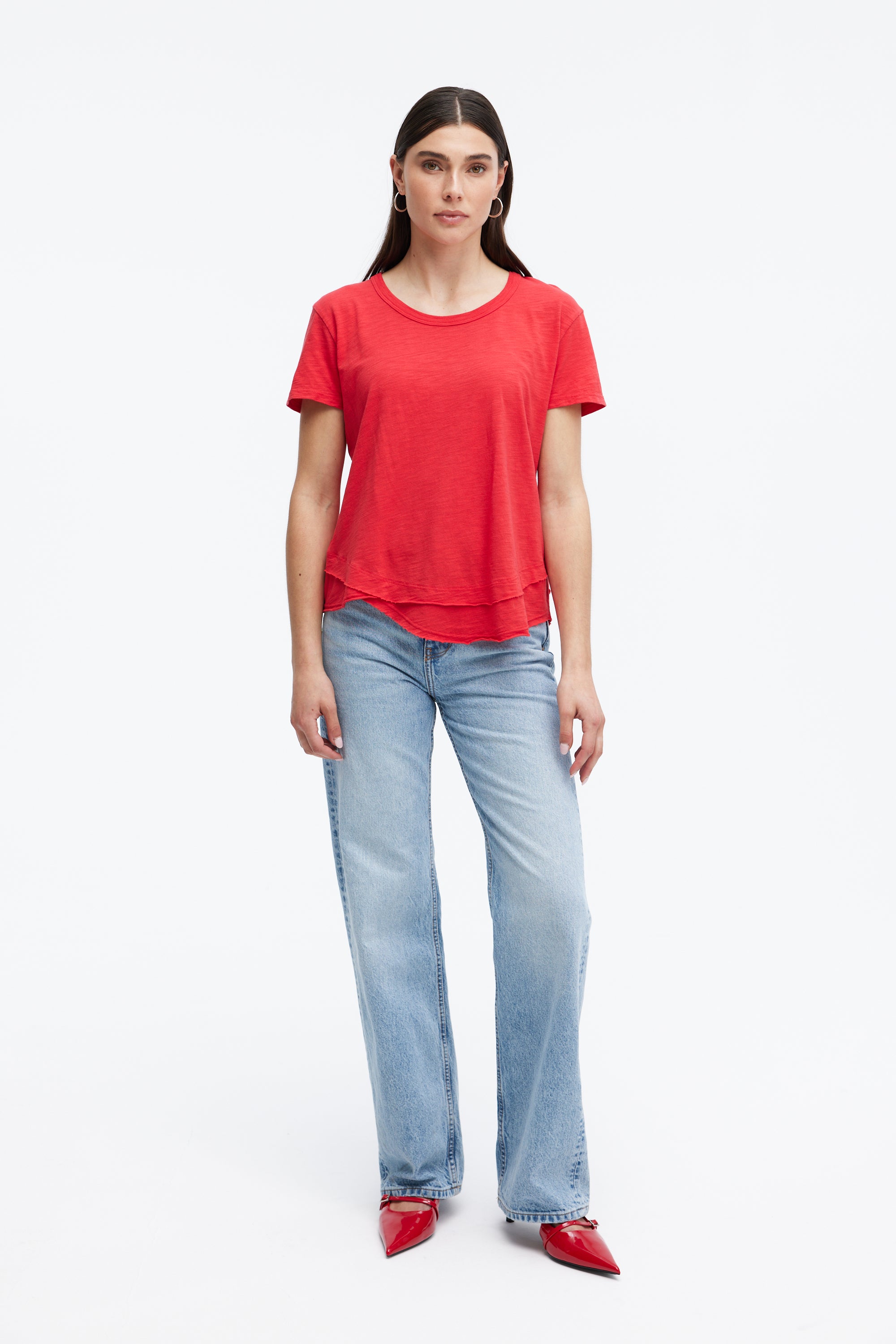 AVA MOCK LAYER TEE