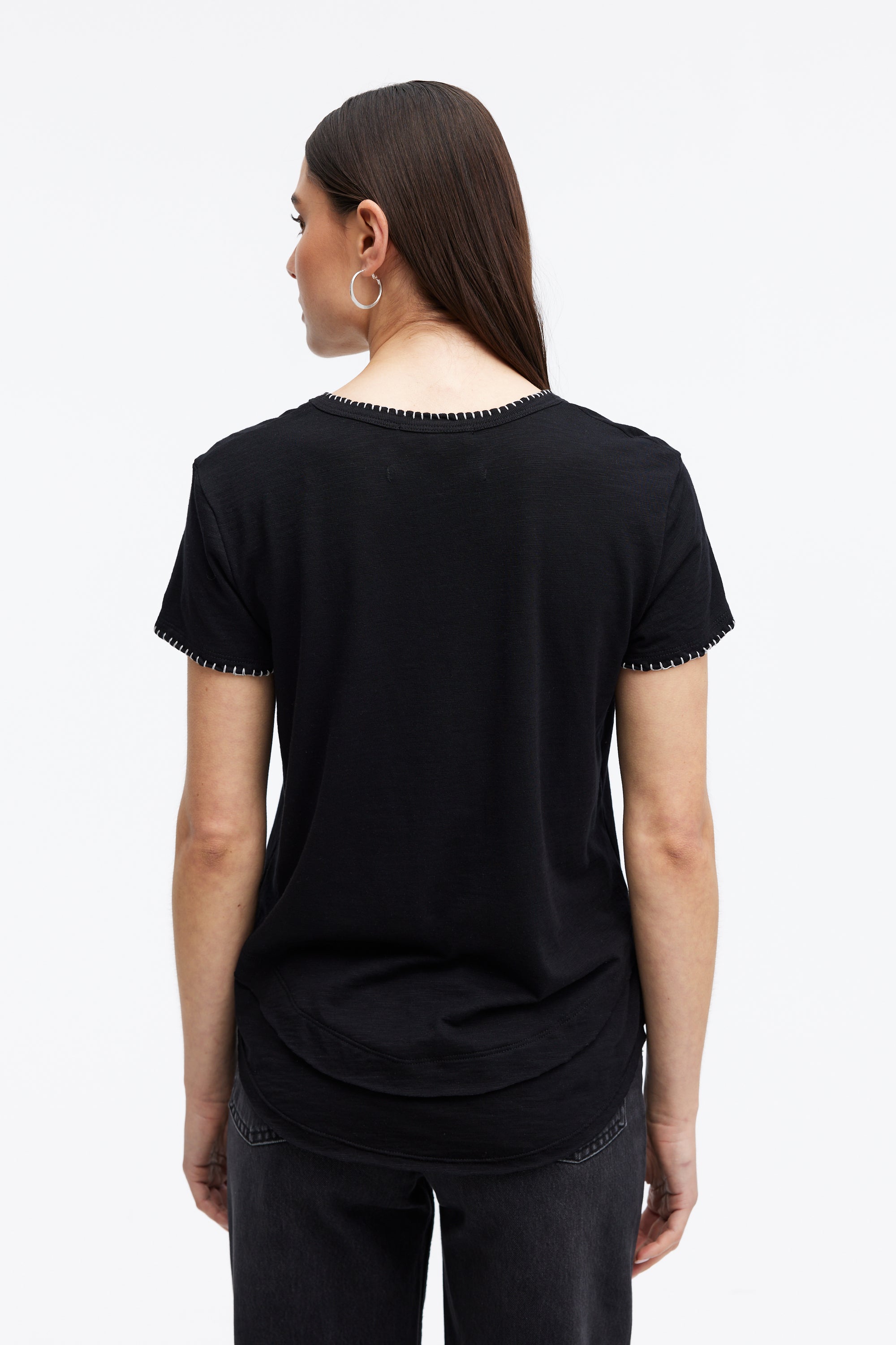 WHIPSTITCH AVA MOCK LAYER TEE