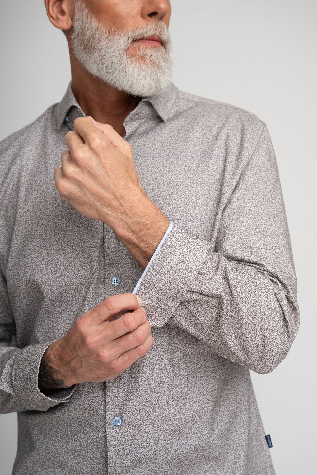 GARDEN PRINT TWILL SHIRT