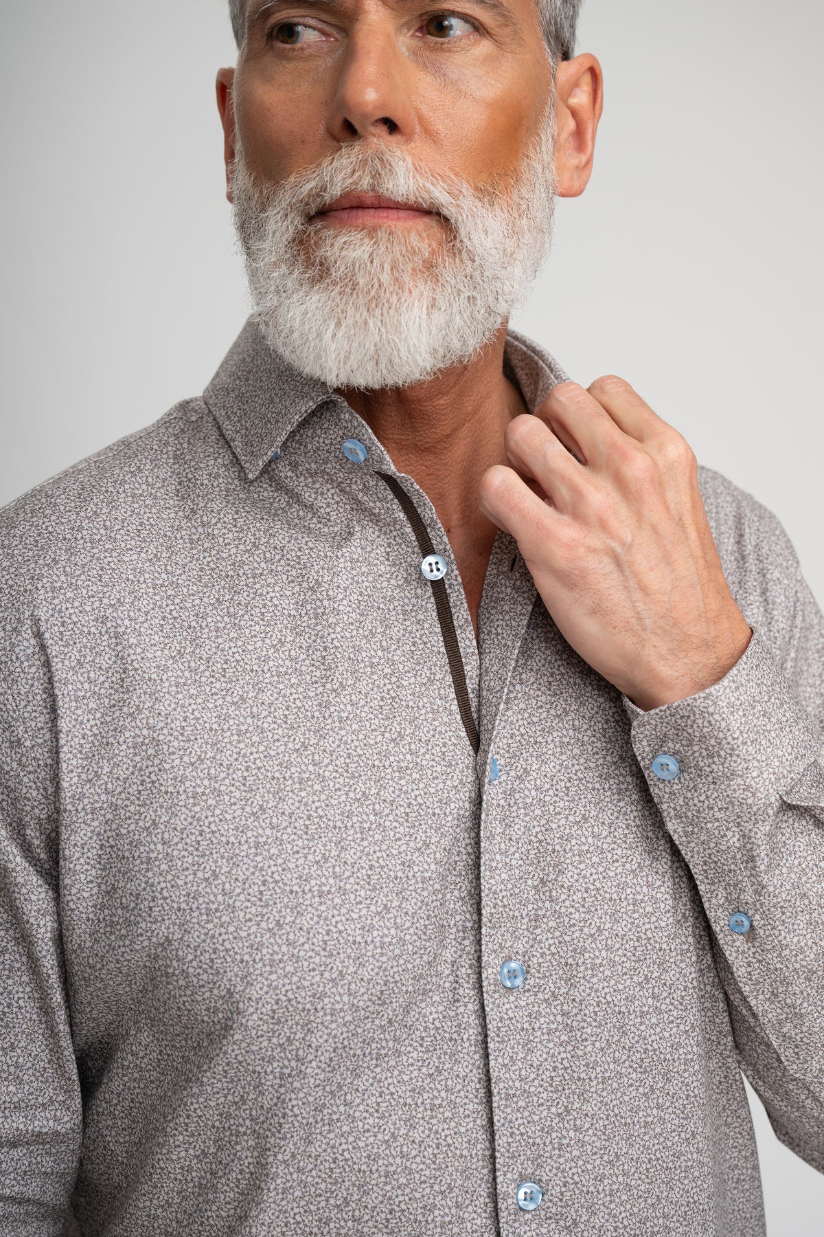 GARDEN PRINT TWILL SHIRT