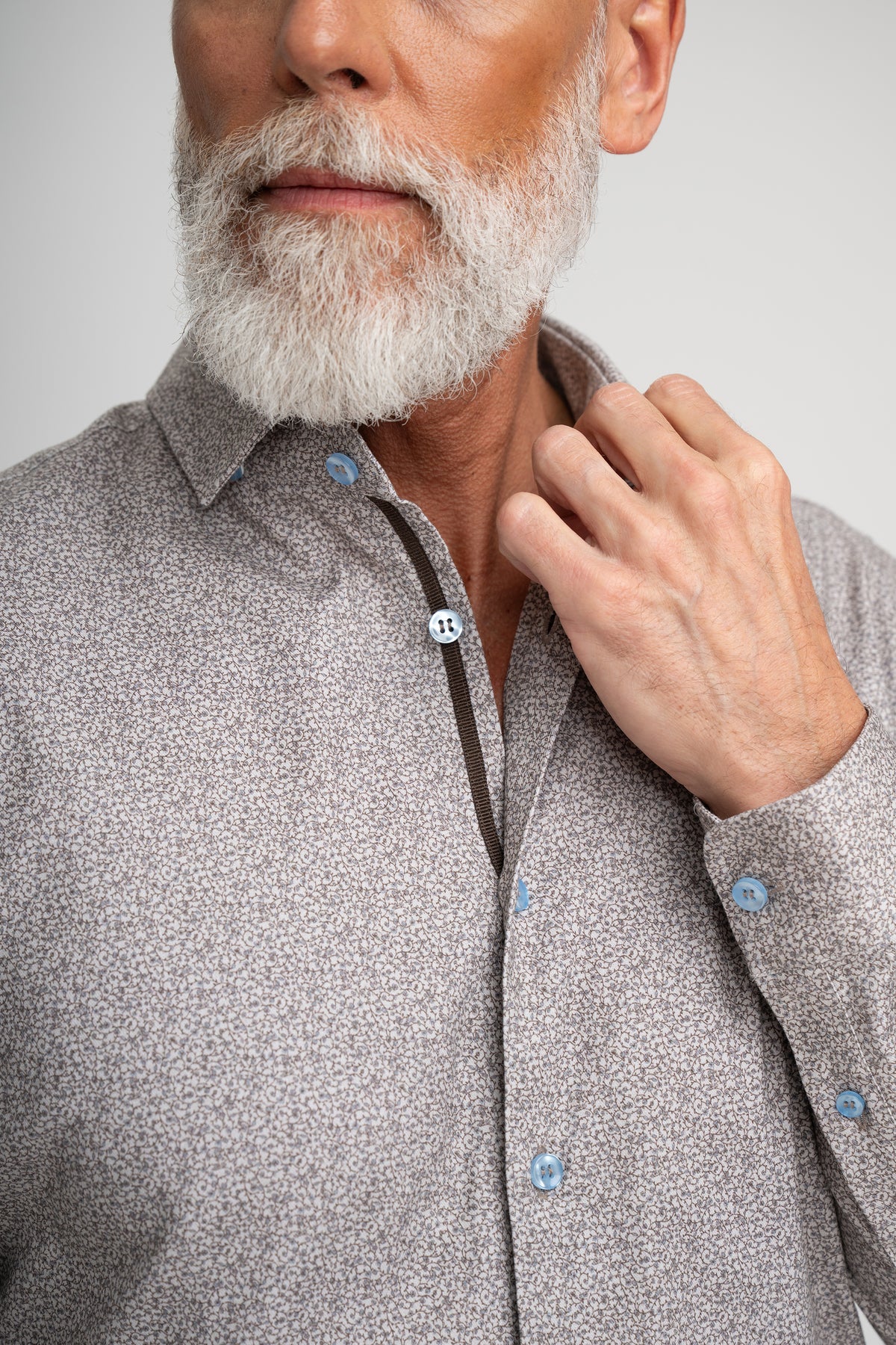 GARDEN PRINT TWILL SHIRT
