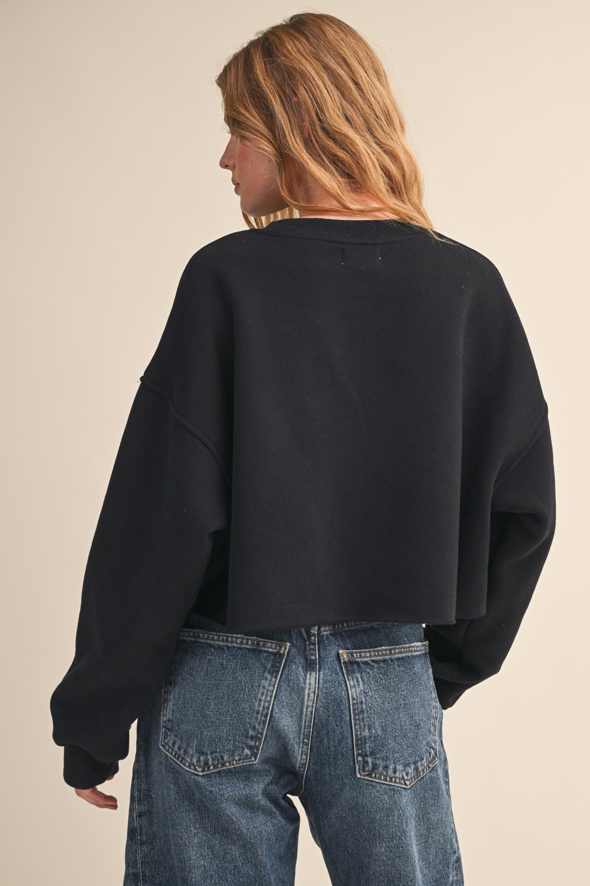 HAPPY FLEECE SWEATSHIRT