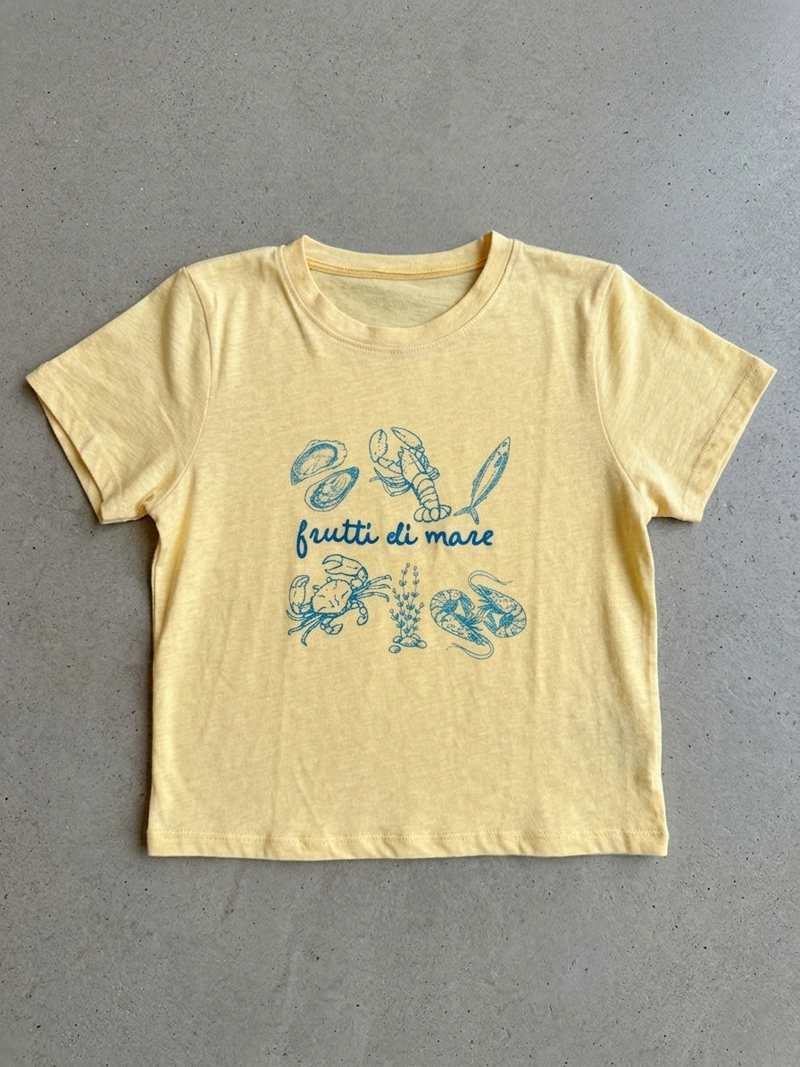 FRUTTI DI MARE EMBROIDERED TEE