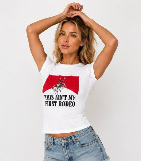 FIRST RODEO BABY TEE