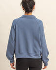 COLLARED ZIP UP