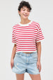 STRIPED CROP TEE