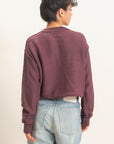 SEAM DETAIL OVERSIZE SWEATER