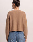 SEAM DETAIL OVERSIZE SWEATER