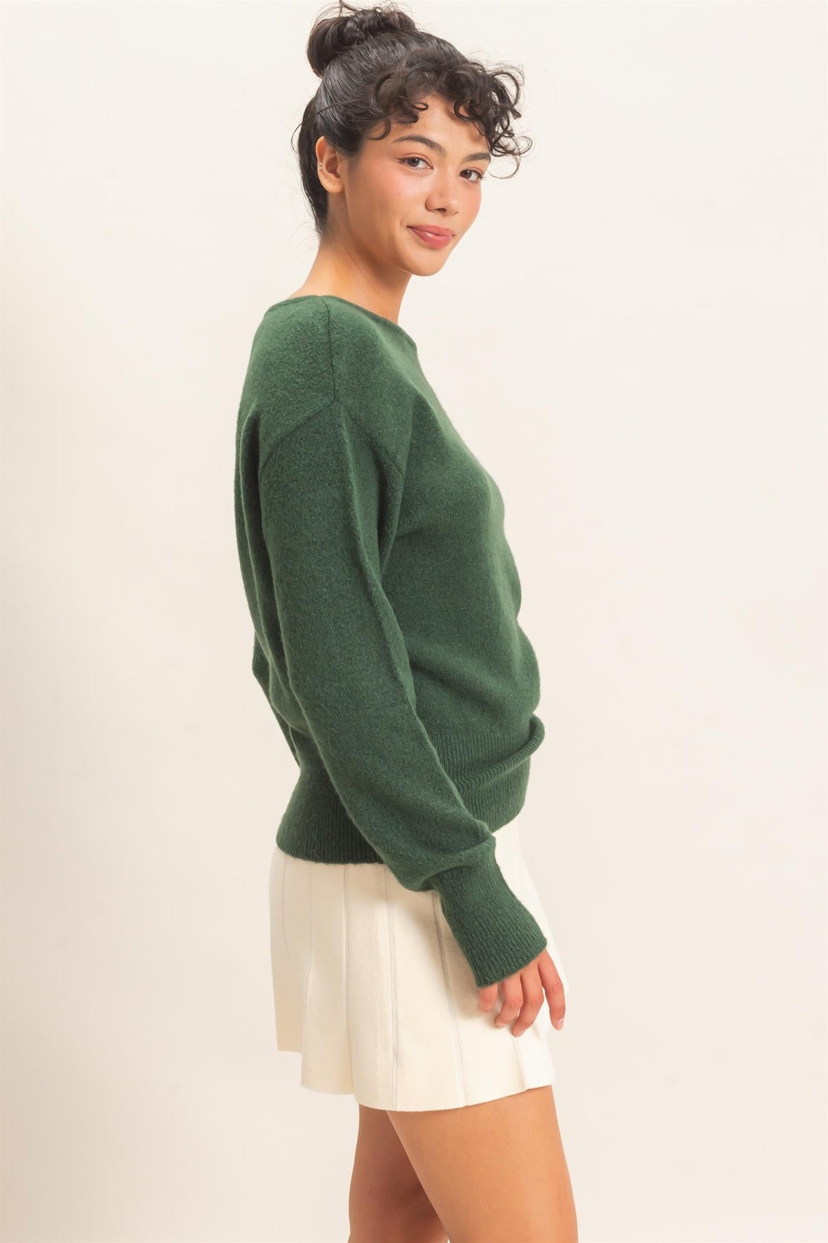 OFF THE SHOULDER SWEATER