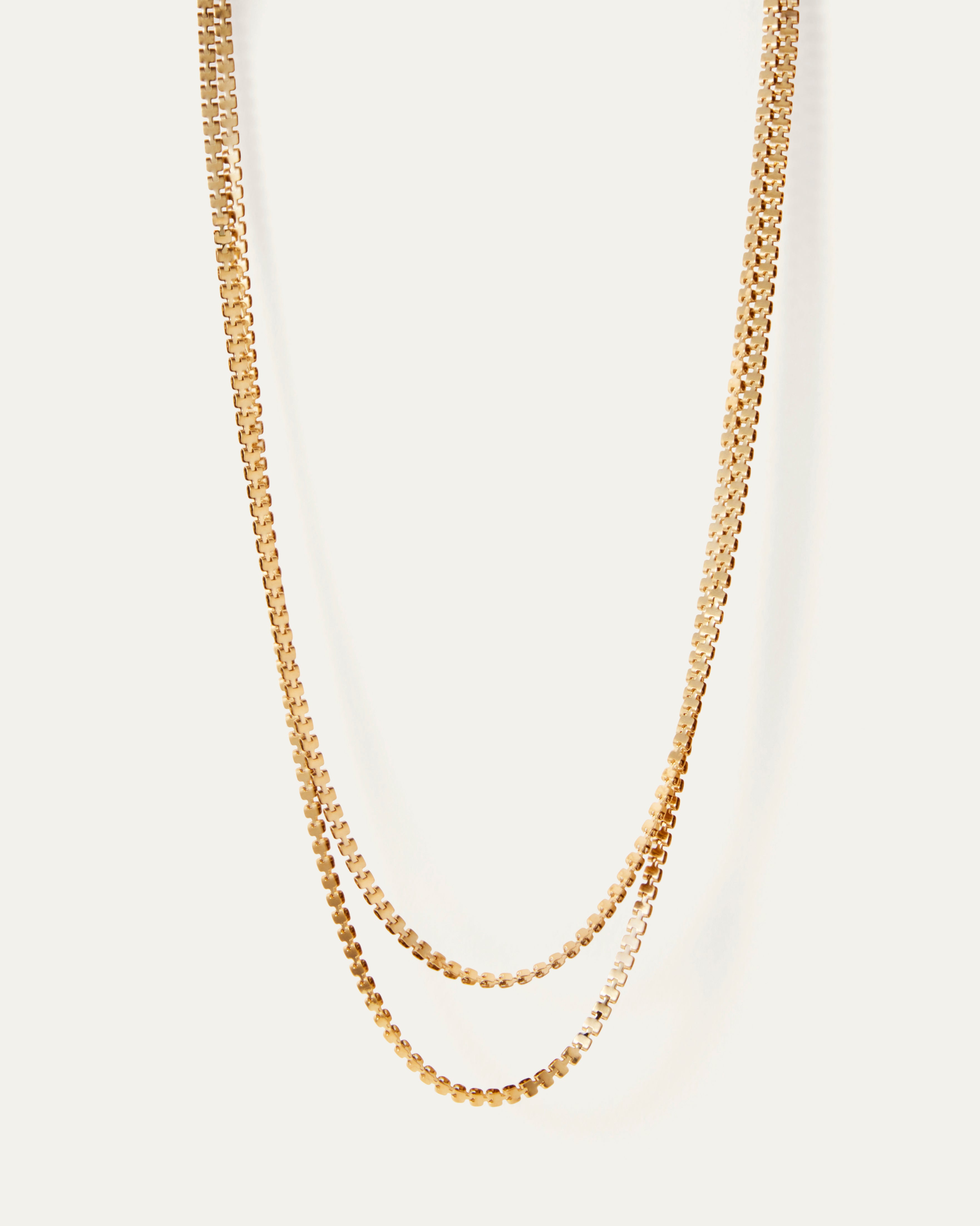 DOUBLE AMALFI CHAIN NECKLACE