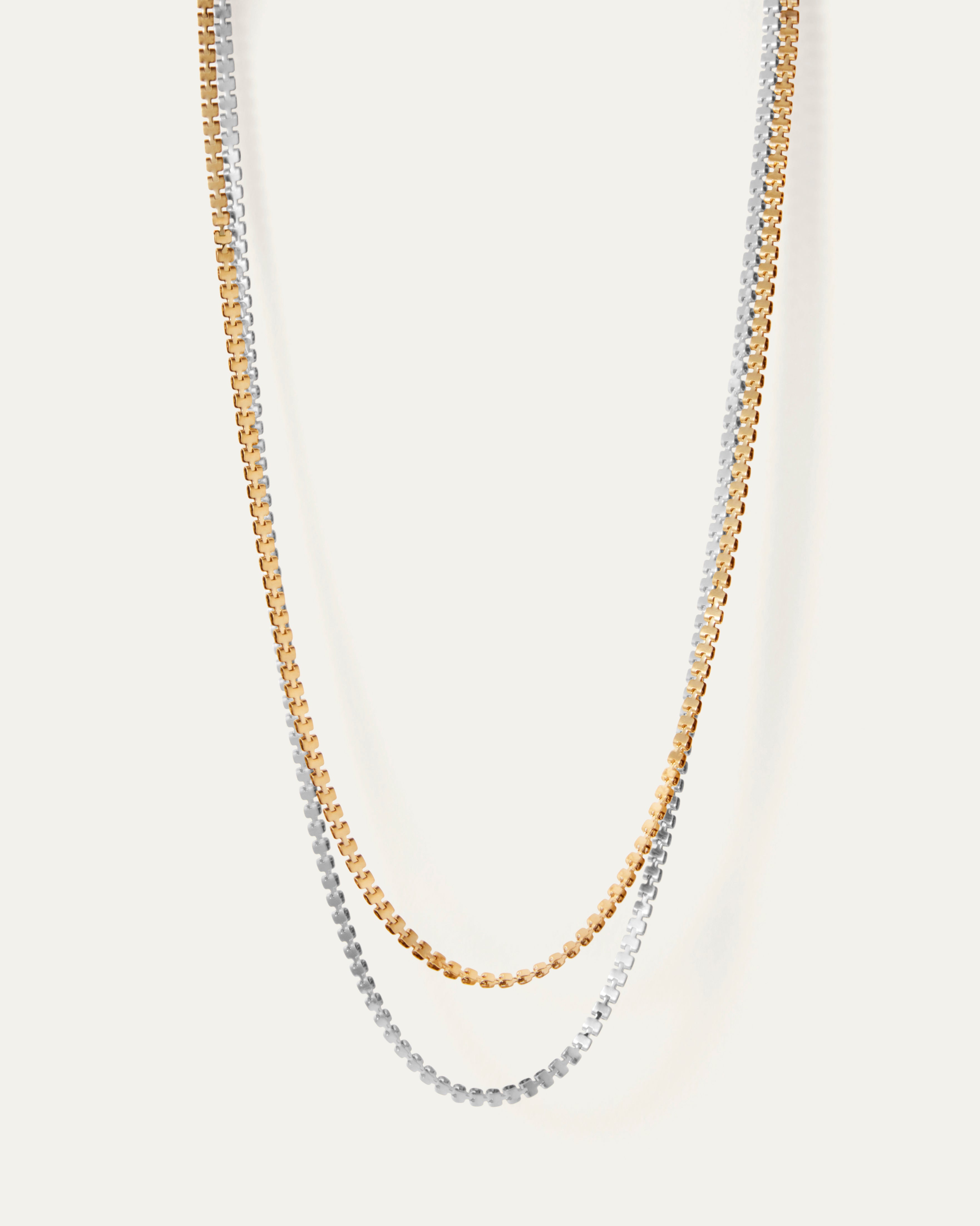 DOUBLE AMALFI CHAIN NECKLACE
