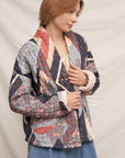 MULTI PRINT QUILTED JACKET