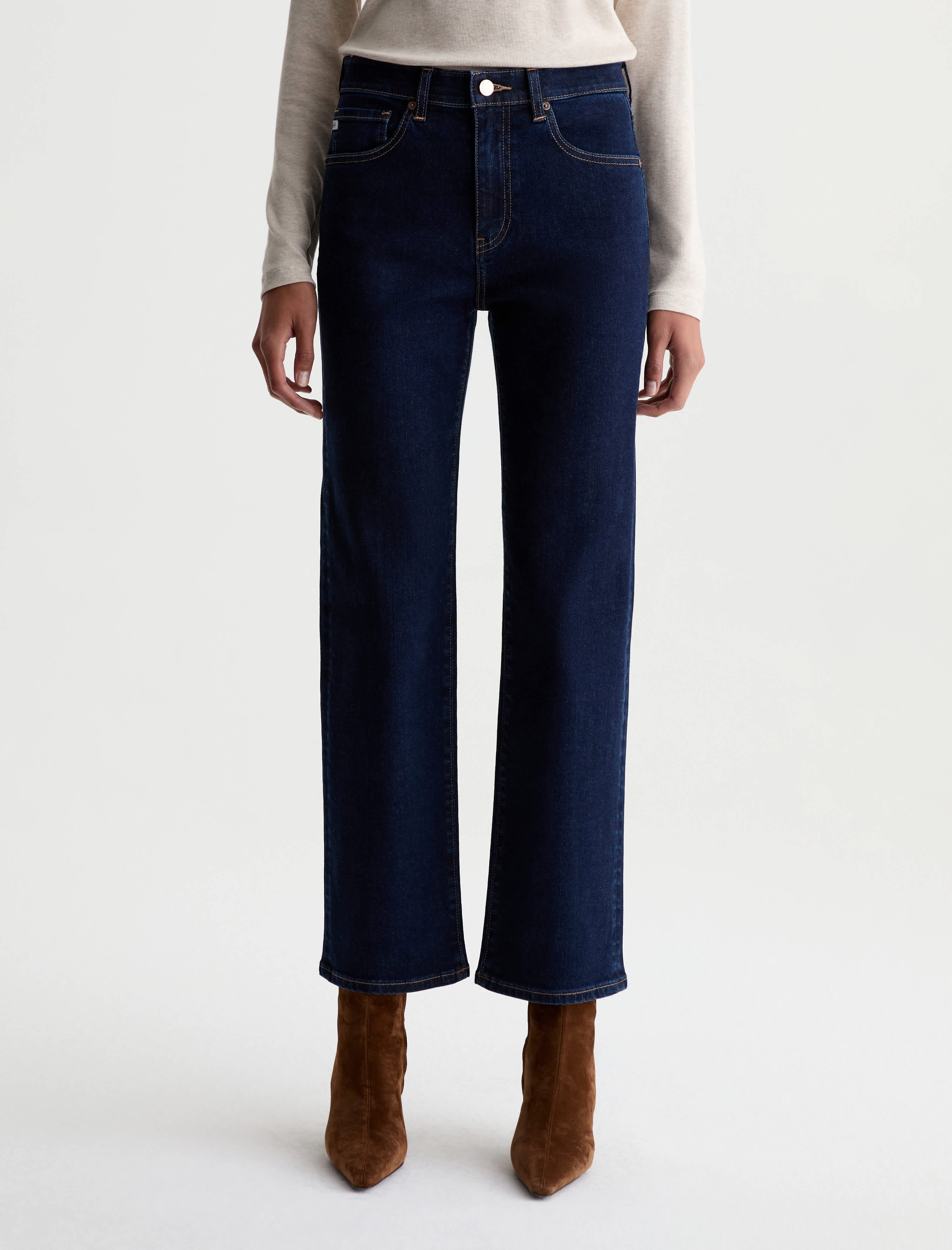 BRINLEY MID-RISE STRAIGHT IN MODERN INDIGO