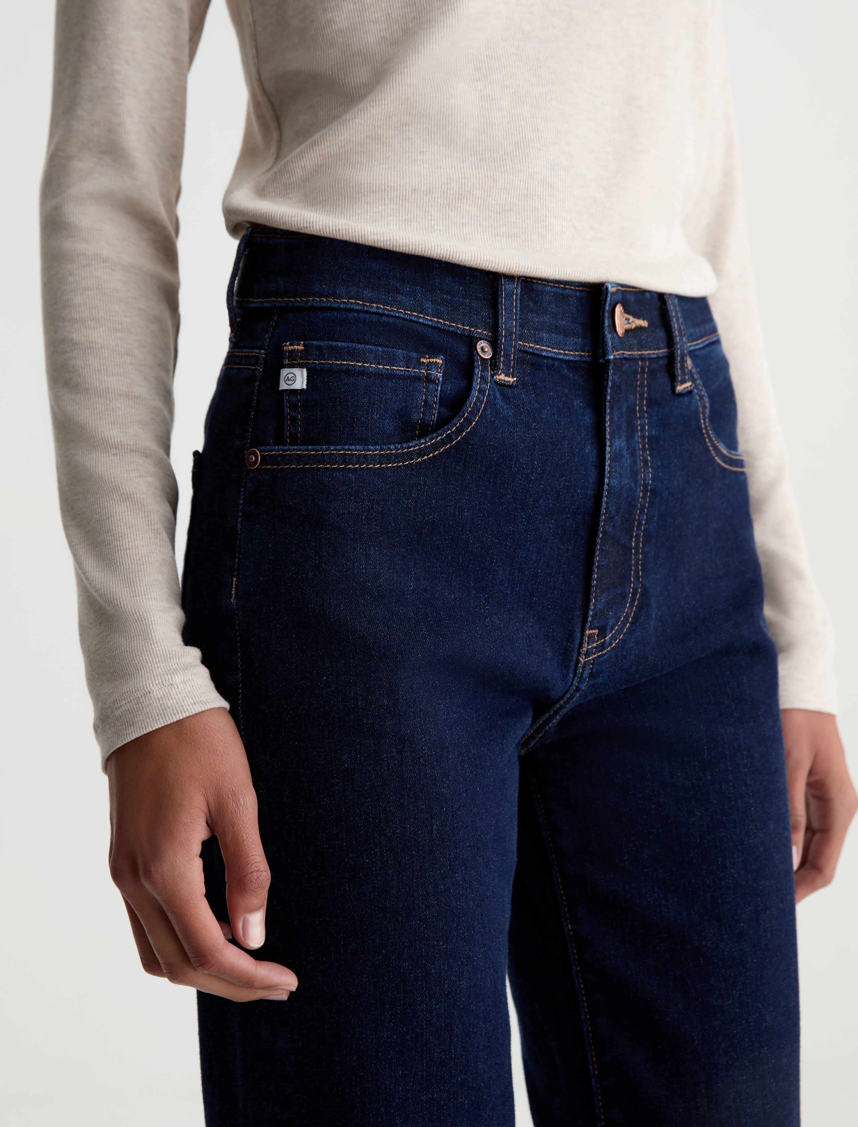 BRINLEY MID-RISE STRAIGHT IN MODERN INDIGO