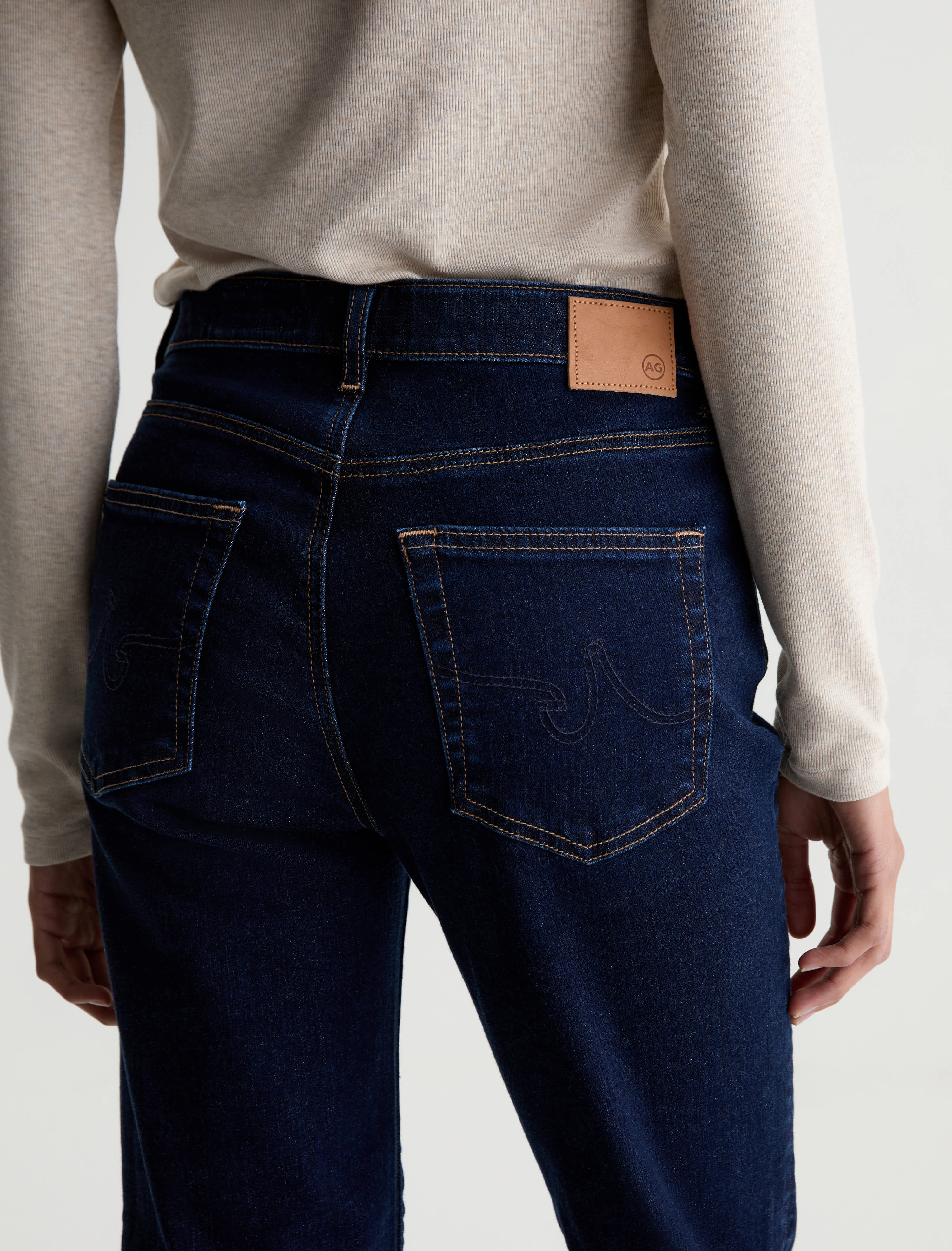 BRINLEY MID-RISE STRAIGHT IN MODERN INDIGO