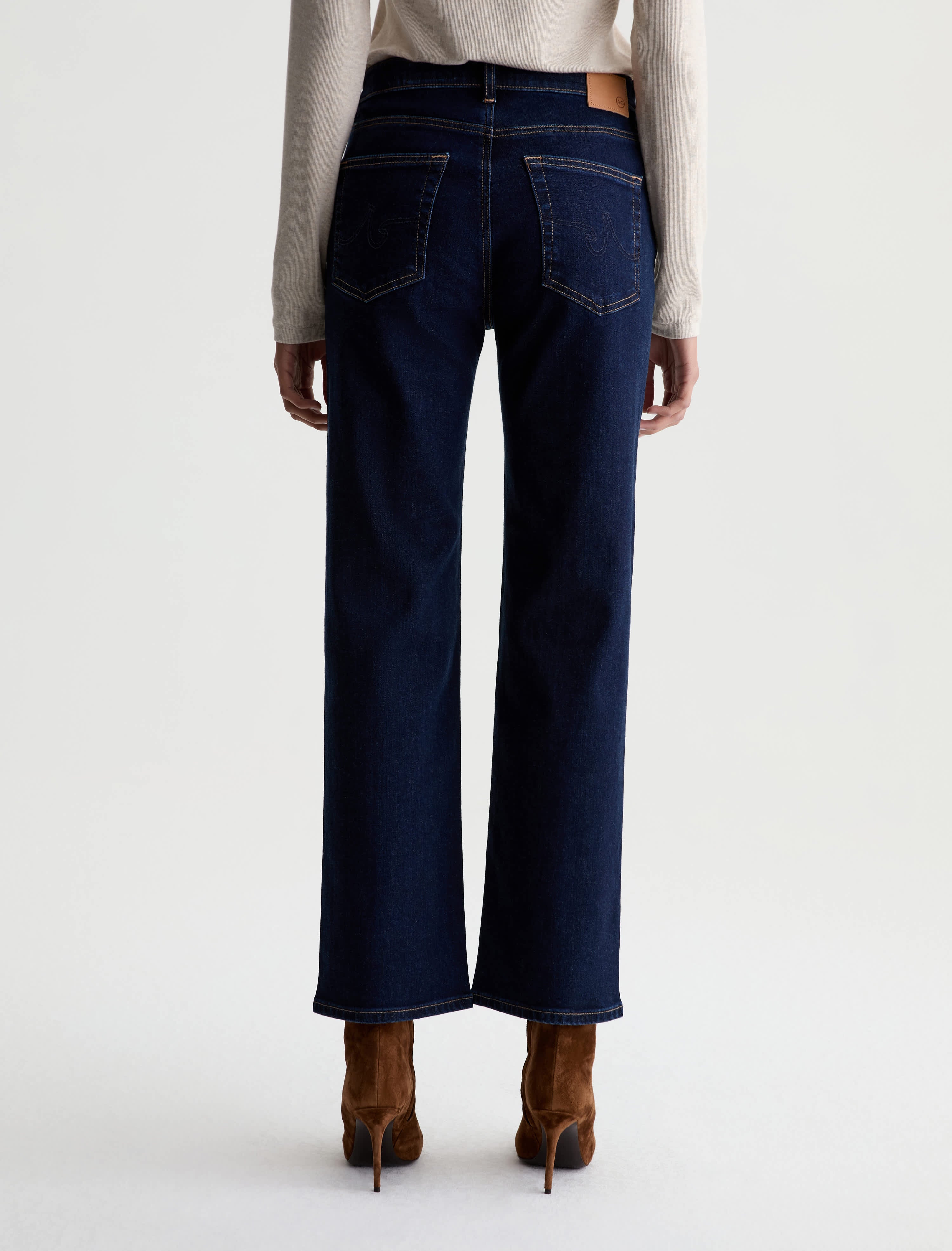 BRINLEY MID-RISE STRAIGHT IN MODERN INDIGO
