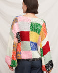 OVERSIZE PATCHWORK SWEATER