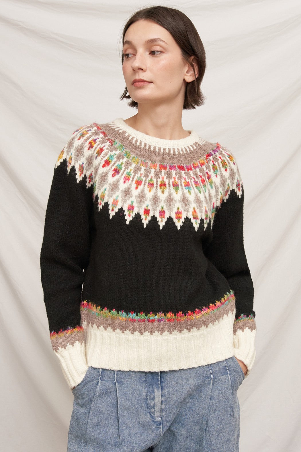 MODERN FAIR ISLE SWEATER