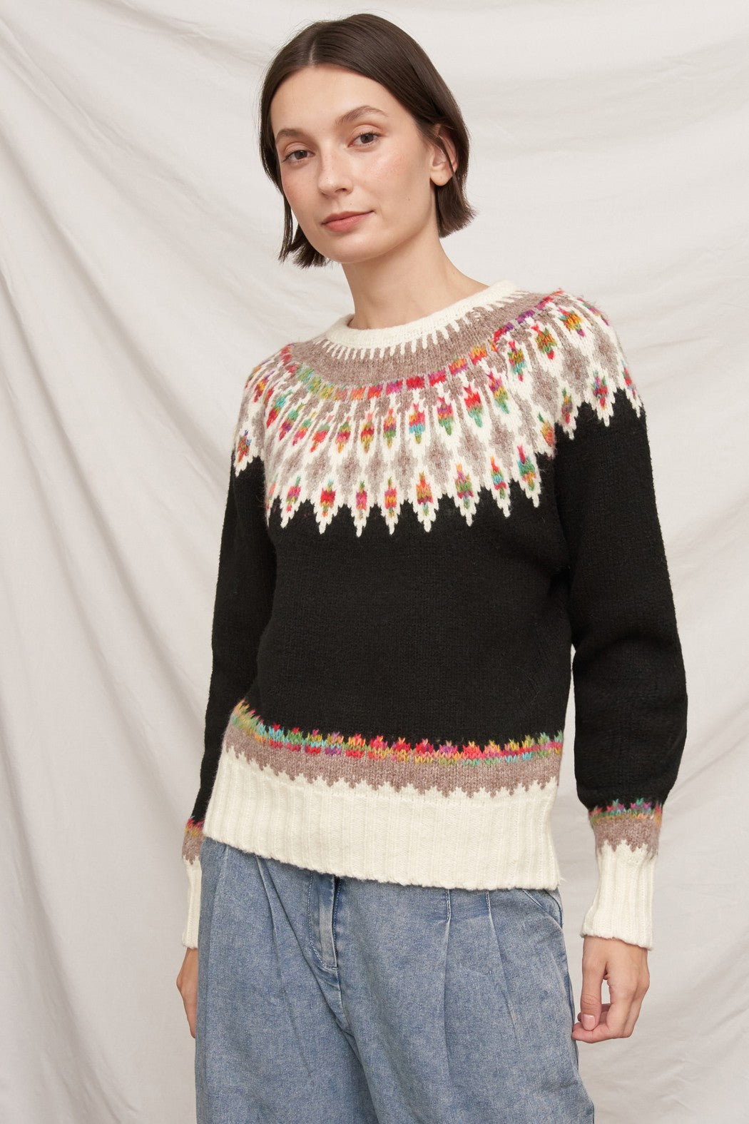 MODERN FAIR ISLE SWEATER