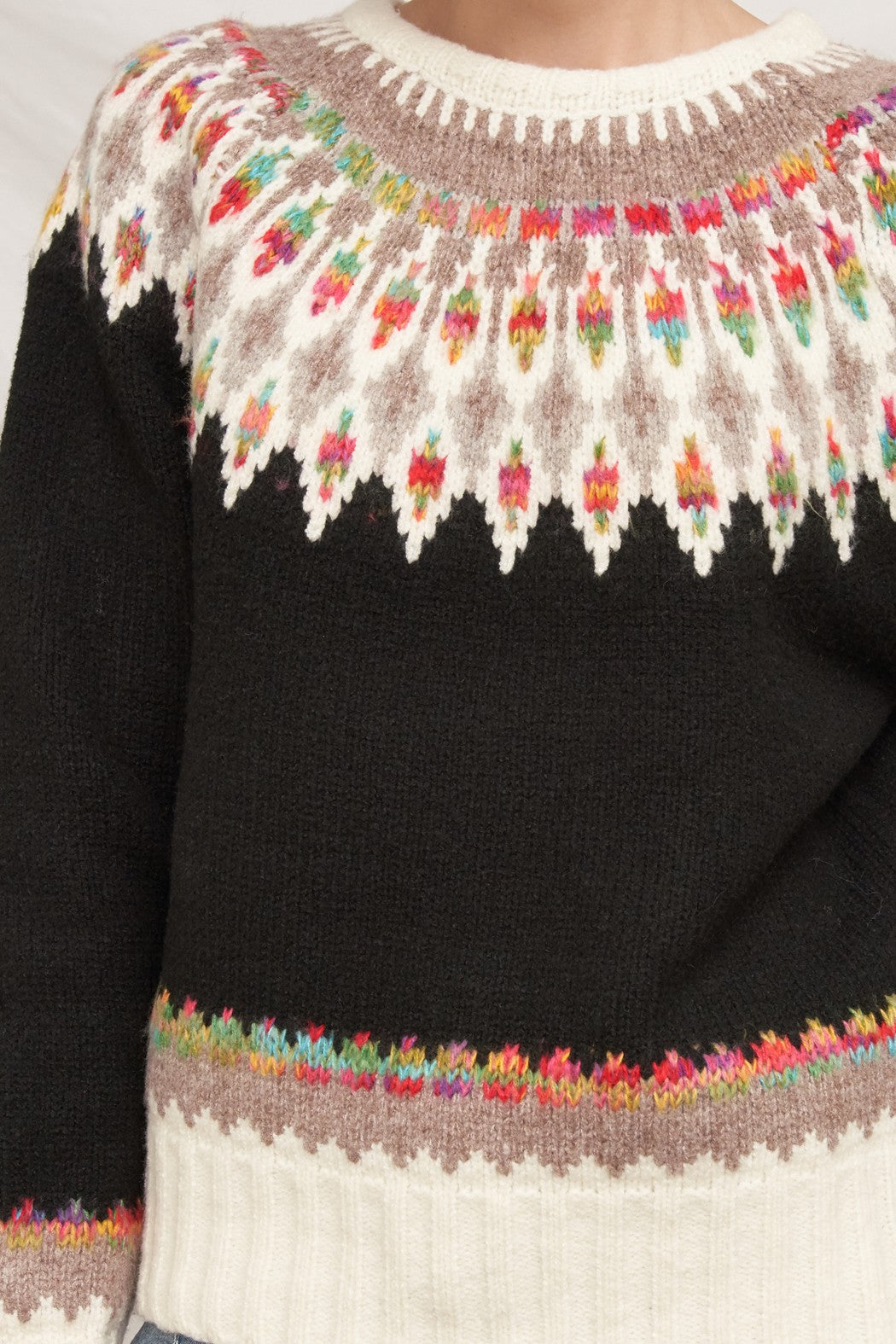 MODERN FAIR ISLE SWEATER