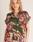 TROPICAL FLORA SHORT SLEEVE SHIRT