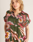 TROPICAL FLORA SHORT SLEEVE SHIRT