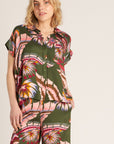 TROPICAL FLORA SHORT SLEEVE SHIRT