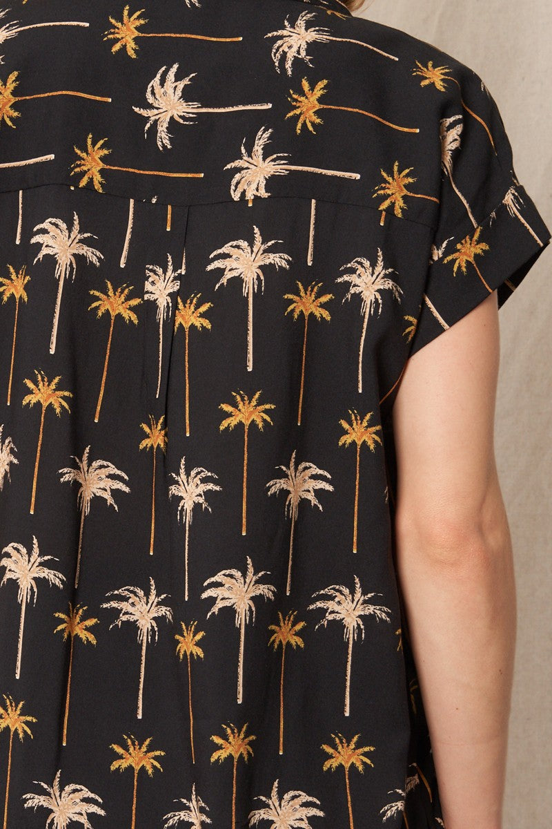 PALM TREE SHORT SLEEVE SHIRT