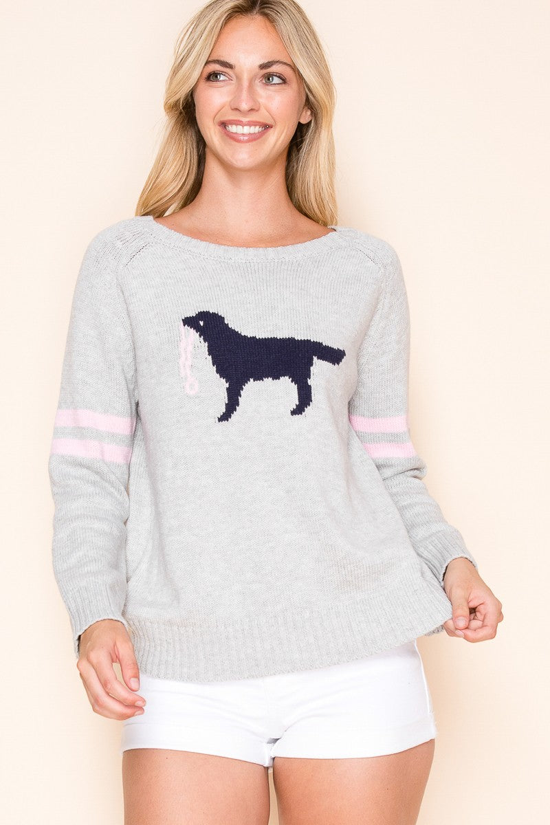 WHO LET THE DOG OUT SWEATER
