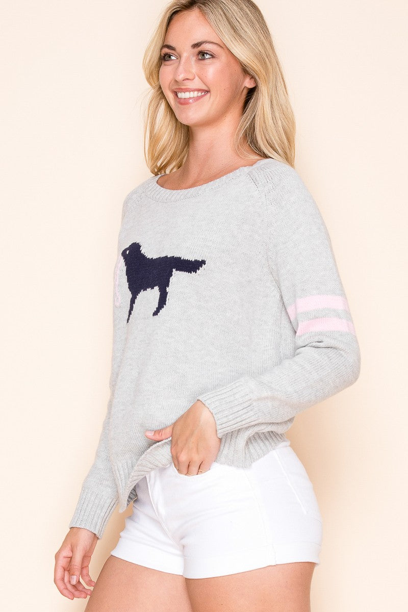 WHO LET THE DOG OUT SWEATER