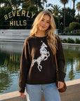 BUCKING BRONCO SWEATER