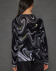 TRIPPIN' SWIRL LOFTY COTTON SWEATER