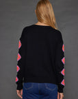 THE HOOK UP CROCHET PATCH SWEATER