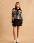 EDWARD HOUNDSTOOTH CARDI