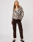 STIRLING ANIMAL KINGDOM 1/4 ZIP SWEATER