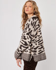 STIRLING ANIMAL KINGDOM 1/4 ZIP SWEATER