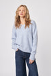 CHARLIE OVERSIZE V-NECK SWEATER