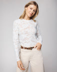 CECELIA FLORAL LONG SLEEVE TEE