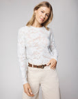 CECELIA FLORAL LONG SLEEVE TEE