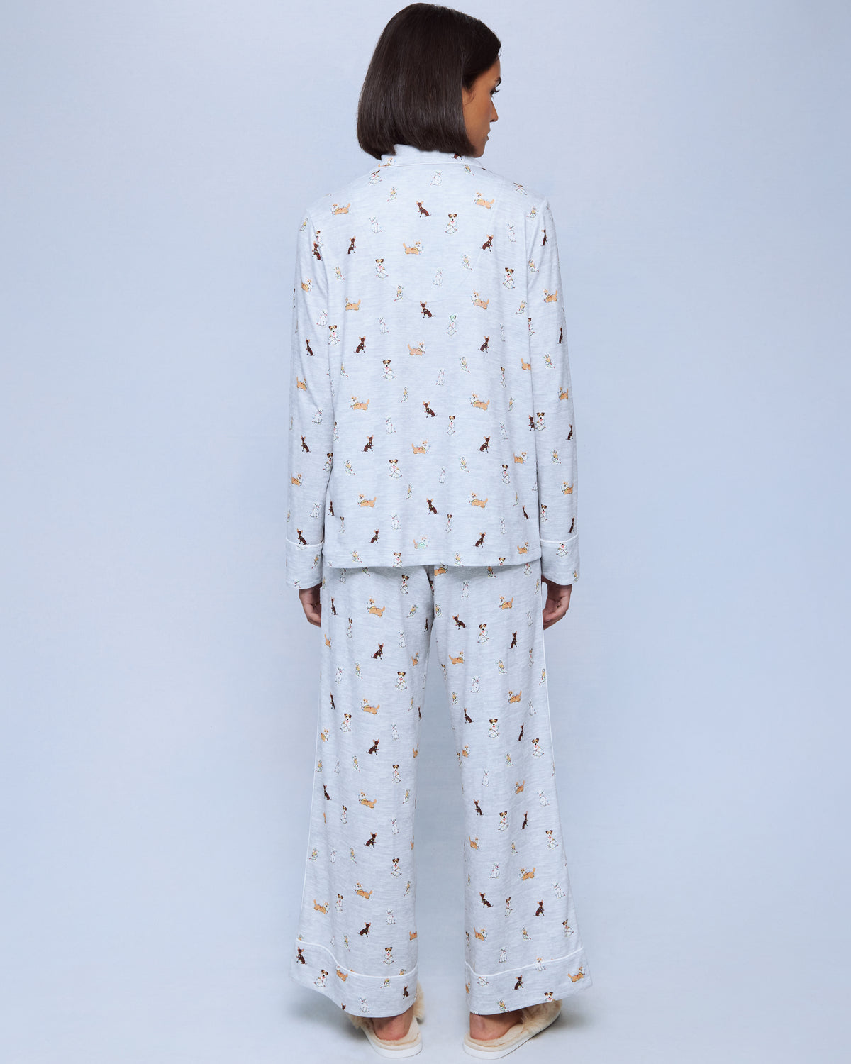 TWINKLING DOGS FLORA PILLOWSOFT PJ SET