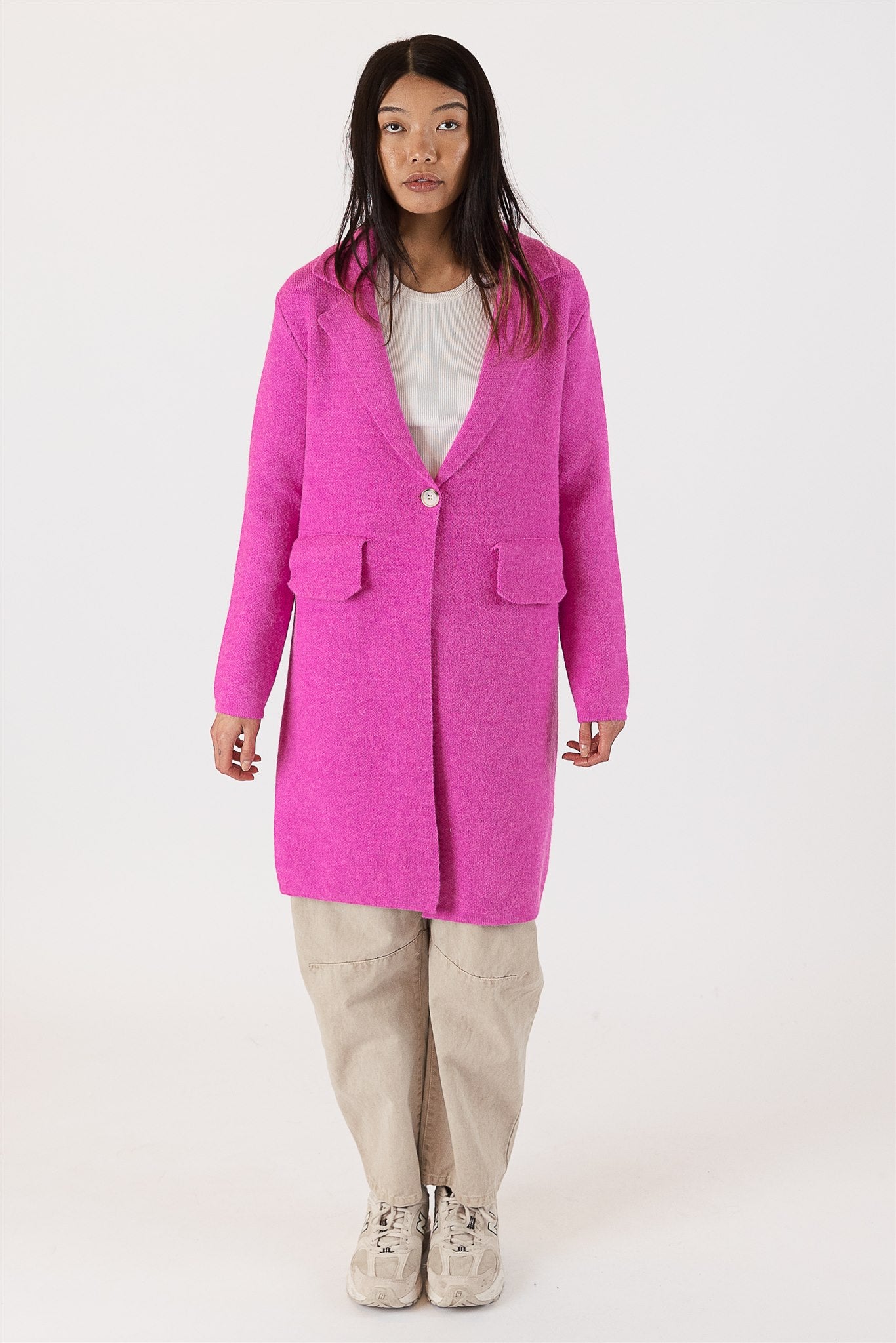 FIONA FITTED KNIT COAT