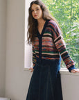 COLOUR MIX CARDIGAN