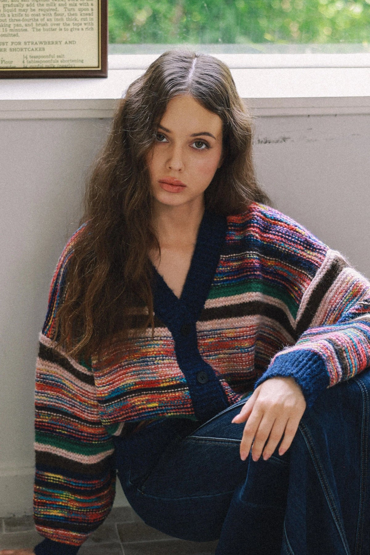 COLOUR MIX CARDIGAN
