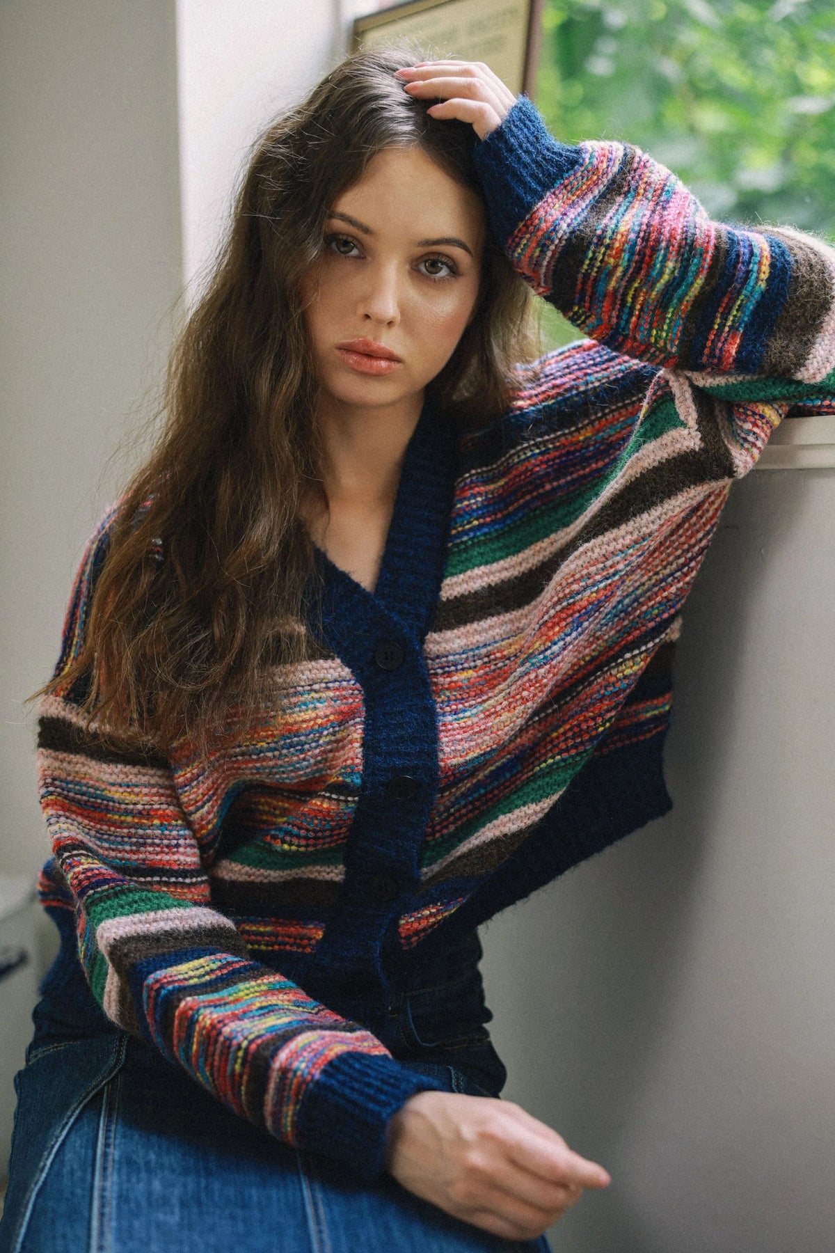 COLOUR MIX CARDIGAN